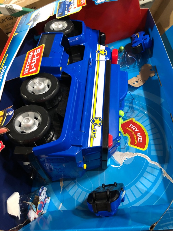 Photo 3 of Paw Patrol, Chase’s 5-in-1 Ultimate Cruiser with Lights and Sounds