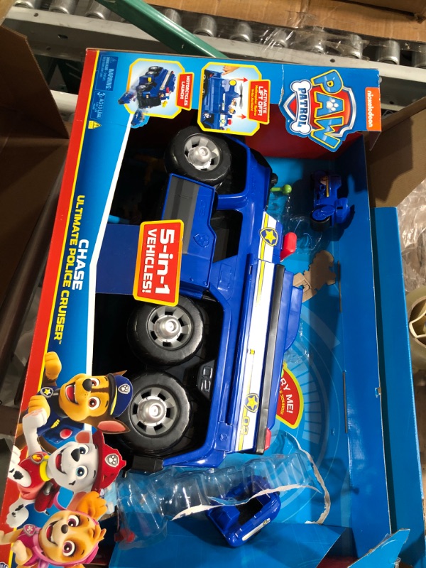 Photo 2 of Paw Patrol, Chase’s 5-in-1 Ultimate Cruiser with Lights and Sounds