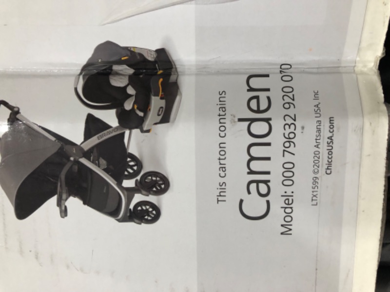 Photo 9 of Chicco Bravo 3-in-1 Quick Fold Travel System - Camden