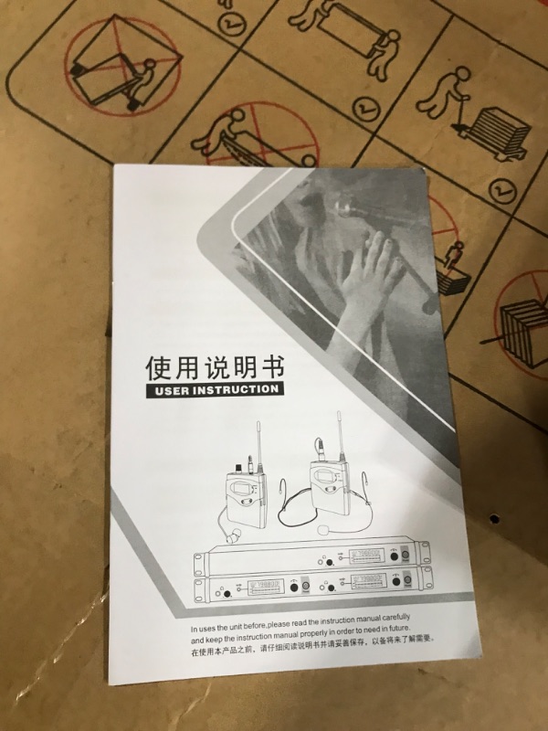 Photo 2 of XTUGA RW2080 Whole Metal Wireless in Ear Monitor System 2 Channel 2/4/6/8 Bodypacks Monitoring with in Earphone Wireless Type Used for Stage or Studio Frequency902-928mhz (2 bodypack with Transmitter)