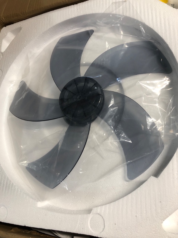 Photo 2 of **UNABLE TO TEST** Enclosed Bladeness Ceiling Fan, Black, 19.7''