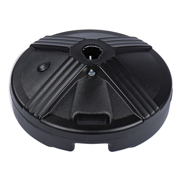 Photo 1 of 16 inch round umbrella base black plastic hollow