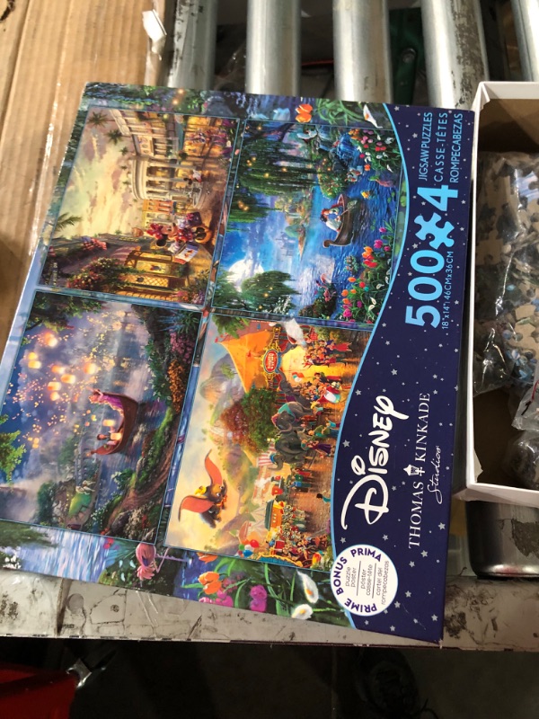 Photo 2 of Ceaco - 4 in 1 Multipack - Thomas Kinkade - Disney Dreams Collection & 4 in 1 