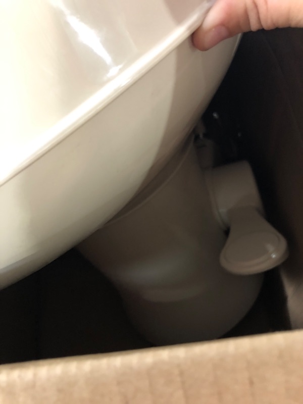 Photo 4 of Dometic 300 Series Standard Height Toilet, Bone Standard Height Bone