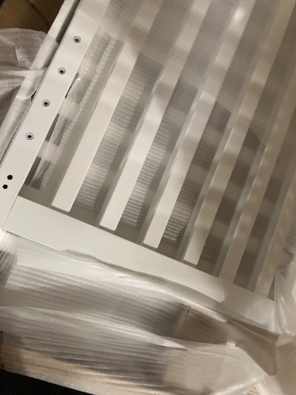 Photo 1 of Dream On Me, Full Size 3-in-1 Folding Stationary Side Crib, White **See Notes**