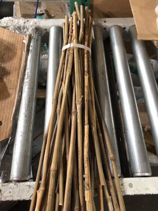 Photo 2 of **SEE NOTES**Dlh Western Natural Poles, Plant Support Garden Stakes 2ft Long (25-Count), Dlh Western 2 ft 