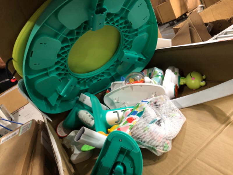 Photo 1 of Bright Starts Bounce Bounce Baby 2-in-1 Activity Center Jumper & Table - Playful Pond (Green), 6 Months+