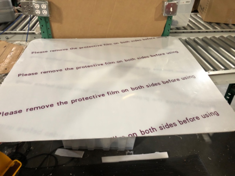 Photo 1 of [UpgradedVersion] Crystal Clear 1/5" Thick 47" x 40" Heavy Duty Hard Chair Mat, Can be Used on Carpet or Hard Floor 1Pack - 40'' x 47'' x 1/5'' Hard Material - for Carpets & Hard Floors