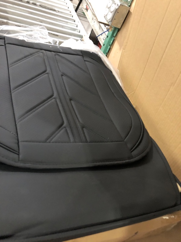 Photo 2 of BALLIOL Pickup Seats Covers Compatible with 2 PCS Front Seat) Black 