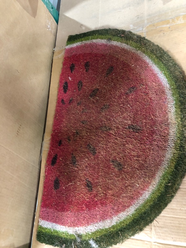 Photo 2 of  Watermelon Cute Fruits Half Round ShapedFloor Rug (50x80CM)