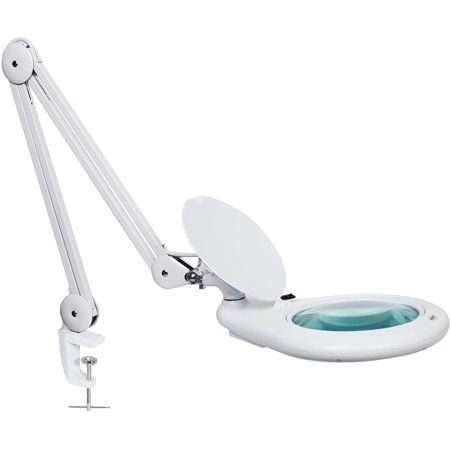 Photo 1 of Neatfi Elite HD XL 7 Inches Wide Super LED Magnifying Lamp with Clamp 84pcs SMD 5 Diopter 6000-7000K Eye-Friendly Space Saving Adjustable Clamp