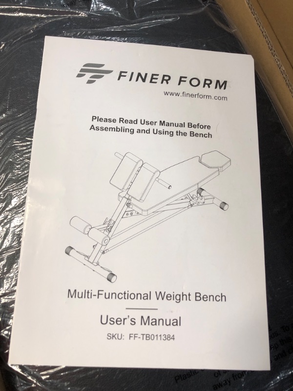 Photo 3 of **See Notes**  
FINER FORM Multi-Functional Adjustable Weight Bench 