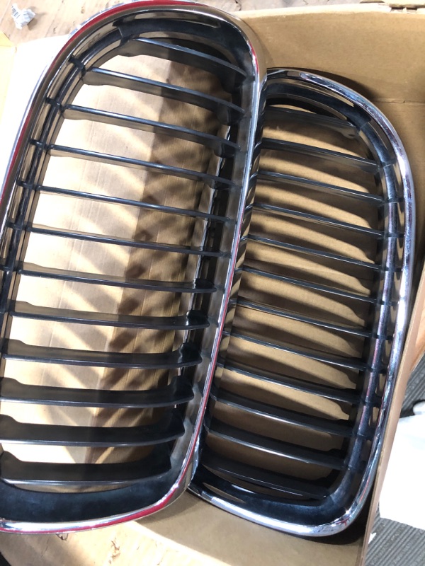 Photo 2 of E92 Grille, ABS Gloss Black Front Replacement Kidney Grill for 3 Series E92 & E93, 2010-2013