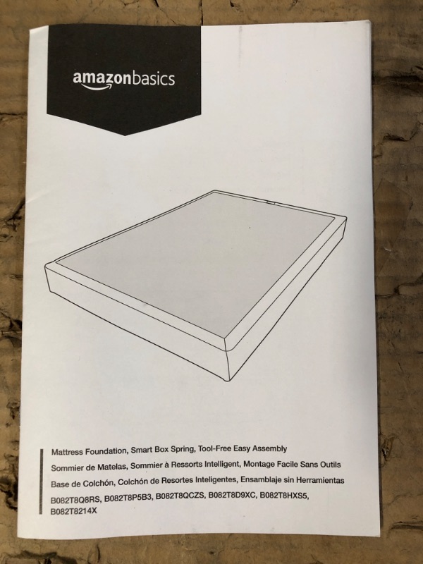 Photo 3 of *SEE NOTES* Amazon Basics Smart Box Spring Bed Base, 7-Inch 