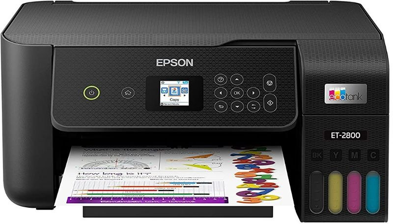 Photo 1 of (PARTS ONLY)Epson EcoTank ET-2800 Wireless Color All-in-One Cartridge-Free Supertank Printer with Scan 
