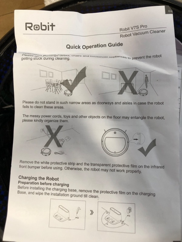Photo 8 of **SEE NOTES** ROBIT RoboVac Robot Vacuum Cleaner