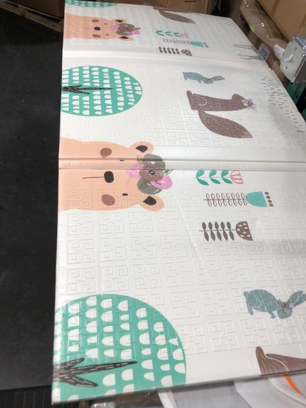 Photo 2 of Baby Play Mat, Foldable Baby Mat for Floor, Reversible 59" x 59"