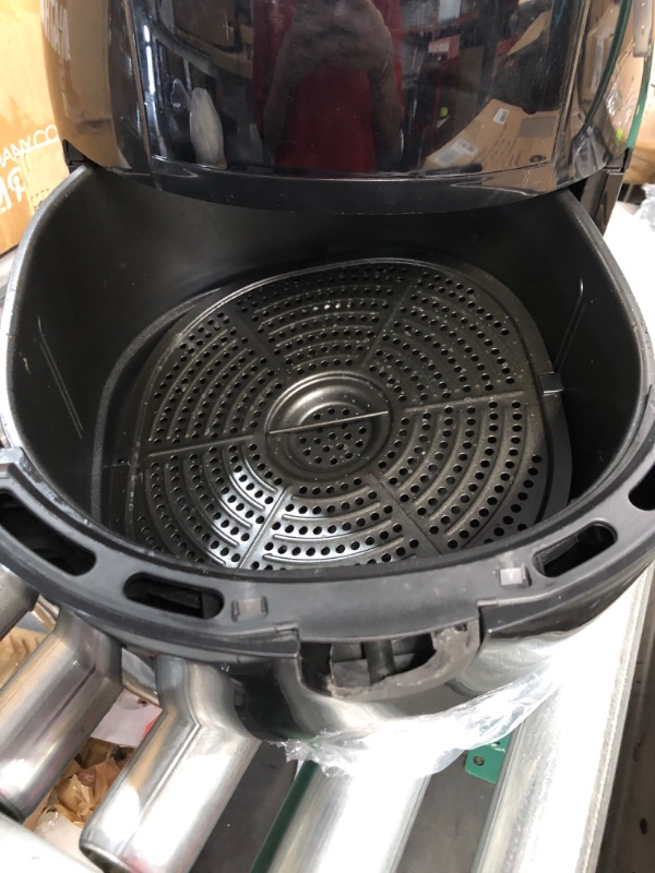 Photo 4 of **FOR PARTS OR REPAIR**
GOWISEUSA 5.8 Qt. Black Electric Air Fryer 