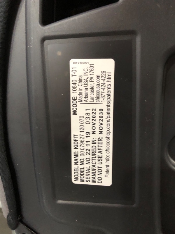 Photo 4 of Chicco KidFit ClearTex Plus 2-in-1 Belt-Positioning Booster Car Seat, Backless and High Back Booster Seat, for Children Aged 4 Years and up and 40-100 lbs. 