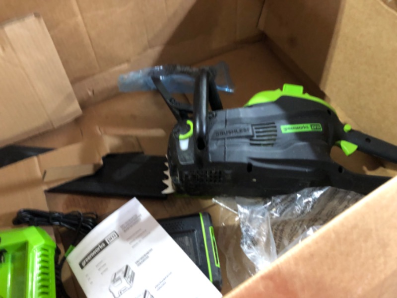 Photo 3 of 18 in. 80-Volt Cordless Brushless Chainsaw 