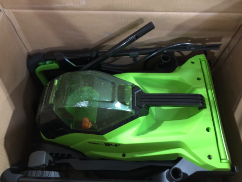Photo 2 of (PARTS) Greenworks 24V 13-Inch Brushless Push Lawn Mower, 