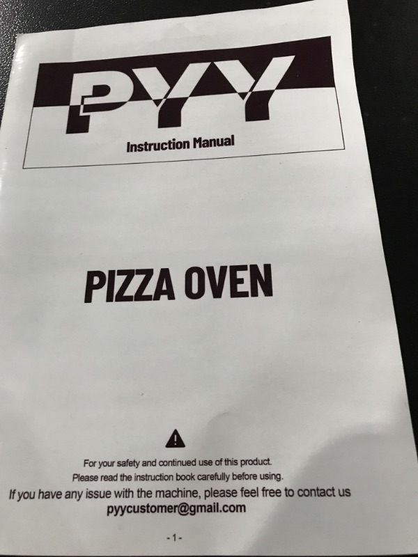 Photo 1 of **HANDLES ARE BROKEN**
Countertop Pizza Oven Electric Indoor Pizza Oven Commercial PYY Stainless Steel 2-Layers Pizza Cooker with Timer for Home Restaurant Black