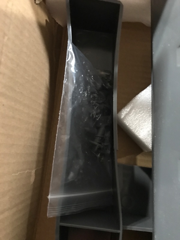 Photo 1 of (USED) Nuvue Products 26021, 36" L x 15" W x 32" H, Polymer with Woodgrain Texture, Dark Gray Elevated Garden Box