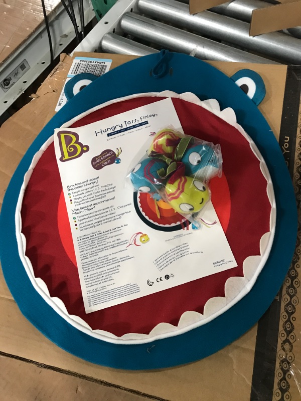 Photo 2 of B. toys – Hungry Toss Shark Toys - Kids Dart Board 