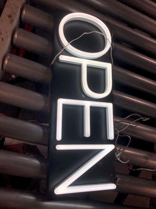 Photo 2 of HiNeon Neon Open Sign 20inx7in LED Open Sign w/Remote Controller