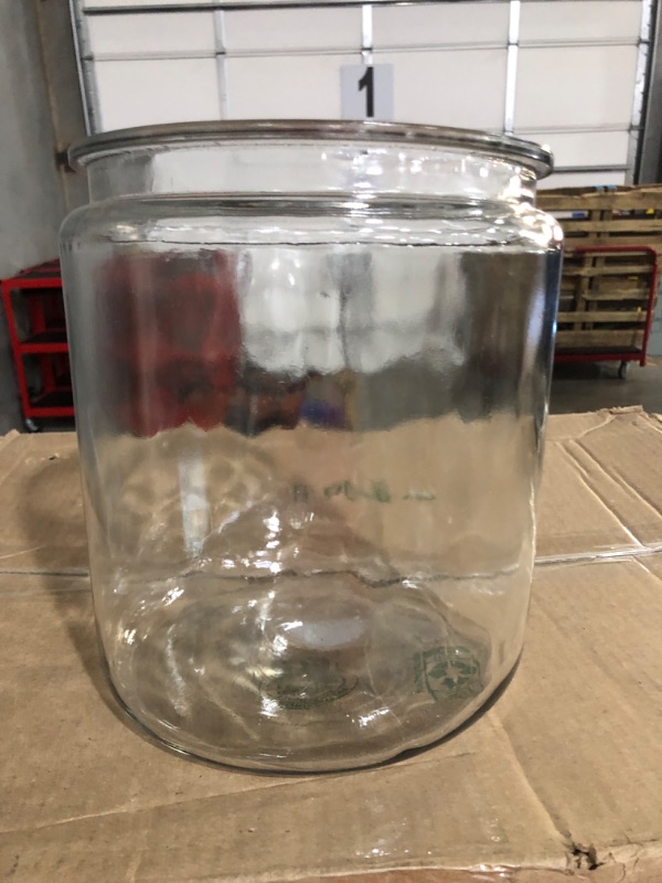 Photo 2 of *MISSING LID*
Masthome 1 Gallon Glass Storage Jar, Wide Mouth,