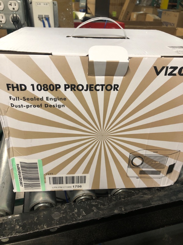 Photo 1 of  5G WiFi Bluetooth Projector, Outdoor Projector with Full-Sealed Engine/Electric Focus/4P4D/PPT/Zoom, Home Movie Projector Compatible w/iOS/Android/PC/TVk  