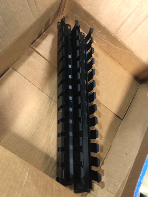 Photo 1 of Mytee Products 48" Aluminum Locking Ratchet Binder Rack - Made in USA (Holds 11 Binders) 48" Aluminum (11 Binders)  BLACK