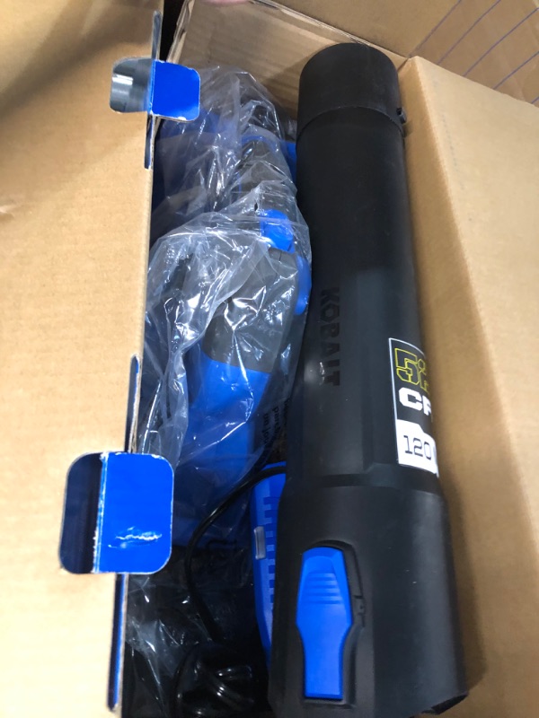 Photo 5 of ***UNTESTED***
(Battery and Charger Not Included) Kobalt Gen4 40-volt 520-CFM 120-MPH Battery Handheld Leaf Blower