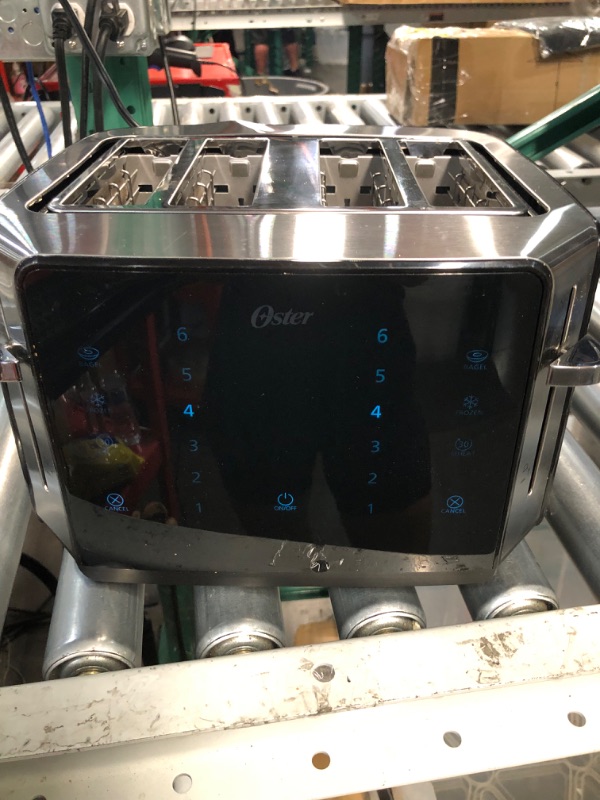 Photo 2 of Oster 4-Slice Toaster, Touch Screen with 6 Shade Settings and Digital Timer