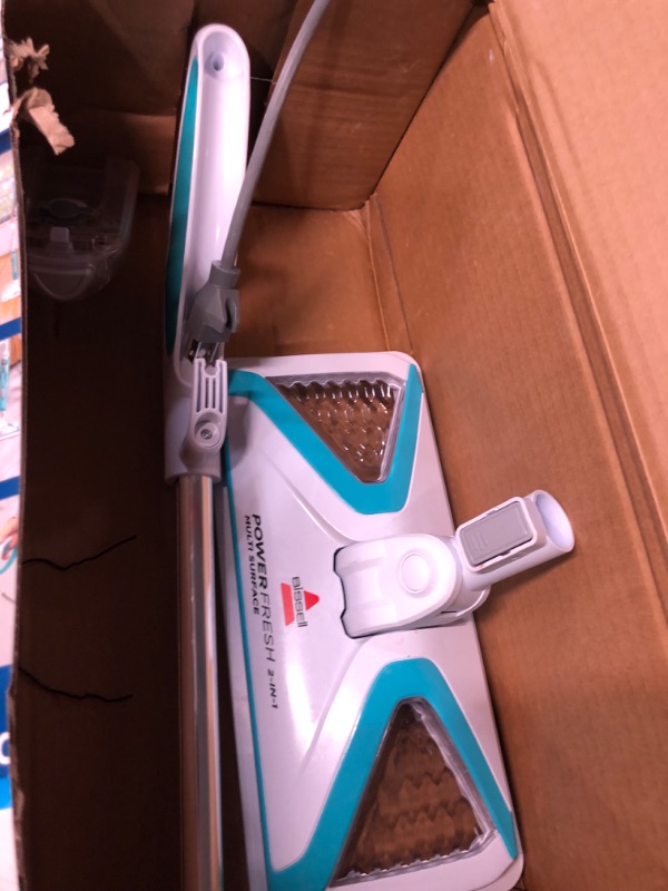 Photo 2 of **POSSIBLY MISSING PARTS** Bissell Powerfresh 2-in-1 Multi Surface Steam Cleaner 2814