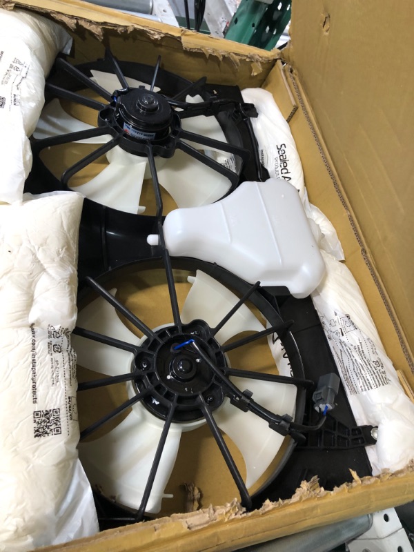 Photo 1 of TYC 621580 Cooling Fan Assembly Compatible with 2003-2007 Honda Accord , Black