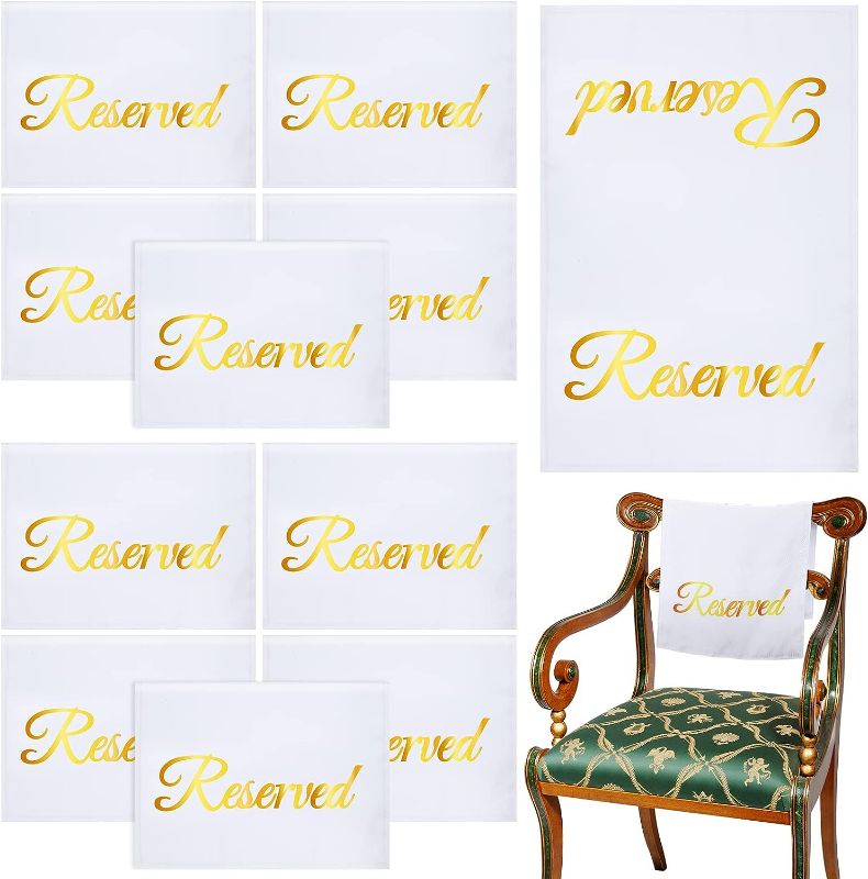 Photo 1 of 10 Pack Reserved Seating Signs 11.81 x 17.72 Inches