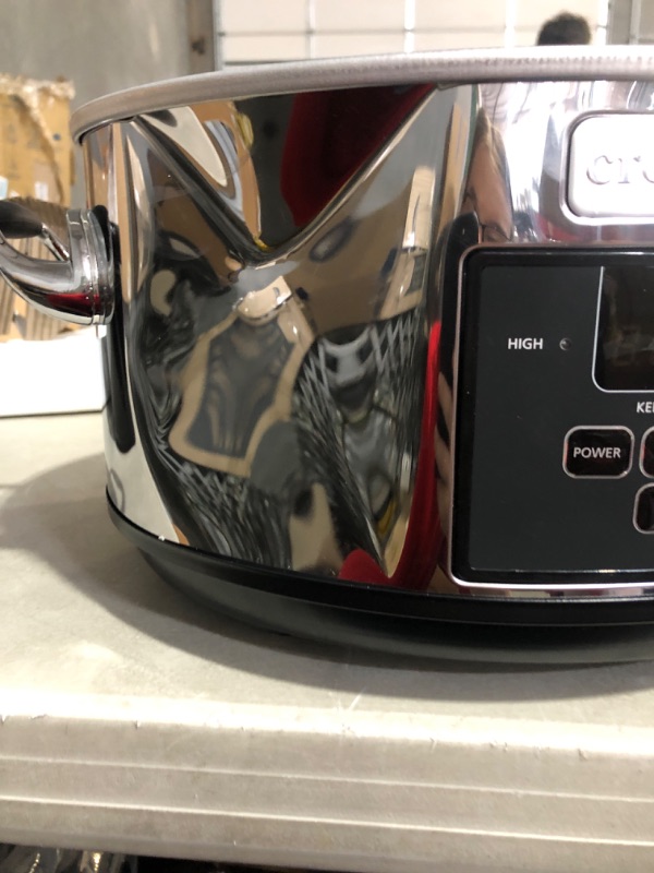 Photo 1 of **SEE NOTES**
crock-pot sccpvf710-p slow cooker, 7 quarts, polished