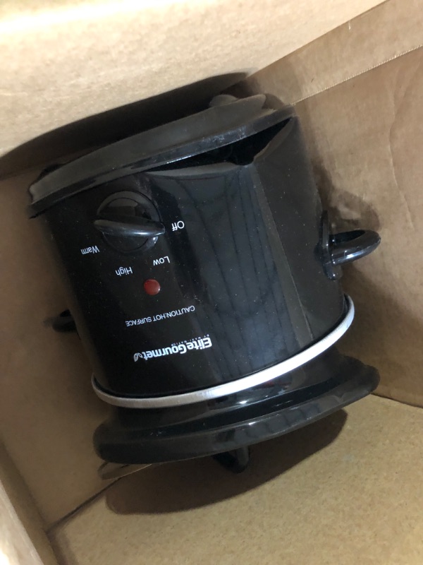 Photo 2 of *SLIGHT DENT ON BOTTOM* Elite Gourmet ERC2010B# Electric 10 Cup Rice Cooker with 304 Surgical Grade Stainless Steel Inner Pot Makes Soups, Stews, Grains, Cereals, Keep Warm Feature, 10 cups cooked (5 Cups uncooked), Black 10 Cups Cooked Black