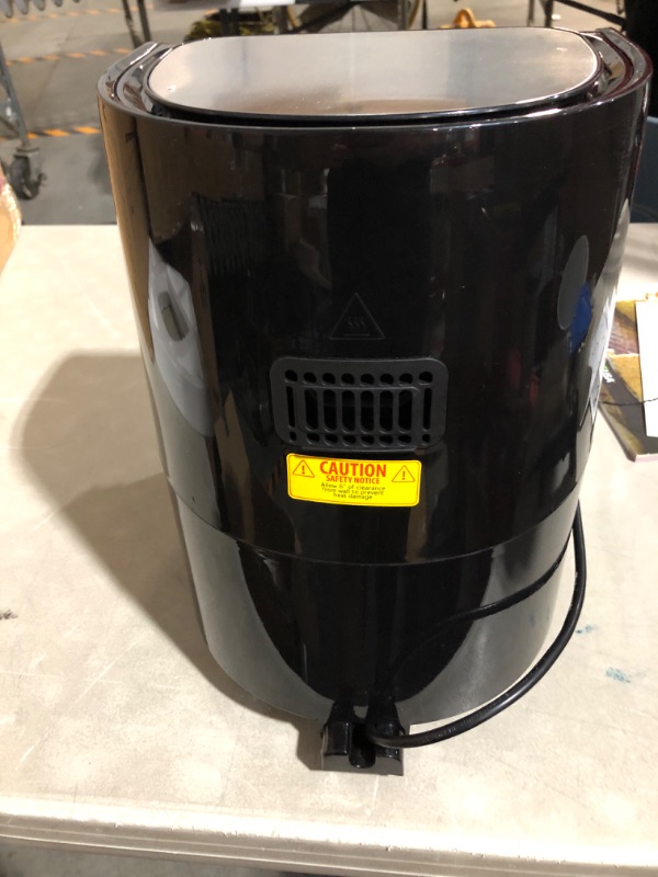 Photo 5 of (PARTS ONLY) 4 qt. Black Electric Air Fryer with See Through Window and 8-Presets