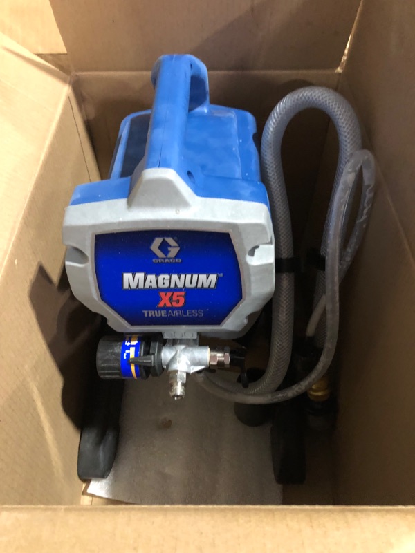 Photo 4 of **PARTS ONLY**
Graco Magnum 262800 X5 Stand Airless Paint Sprayer, Blue Magnum X5 Airless Paint Sprayer