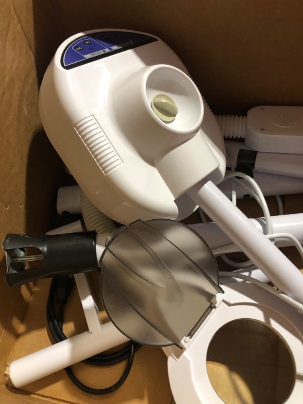 Photo 3 of [FOR PARTS]
Professional Facial Steamer, Kingsteam 2 in 1 Face Steamer with 3X Magnifying Lamp and More Stable Wheel Rolling Base Design