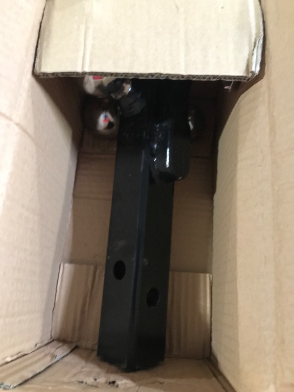 Photo 2 of Extreme Max 5001.1389 Clamp-On Forklift Hitch 2" Receiver with Tri-Ball Hitch and Tow Hook