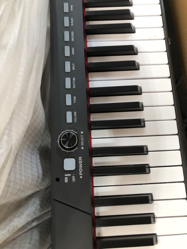 Photo 3 of (PARTS ONLY)Starfavor 88 Key Digital Piano Beginner Electric Keyboard Full Size with Semi Weighted Keys Dual 30W Speakers SP-10 Bundle include Sustain Pedal, Power Supply, Stand, Piano Stickers
