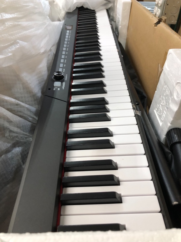 Photo 2 of (PARTS ONLY)Starfavor 88 Key Digital Piano Beginner Electric Keyboard Full Size with Semi Weighted Keys Dual 30W Speakers SP-10 Bundle include Sustain Pedal, Power Supply, Stand, Piano Stickers
