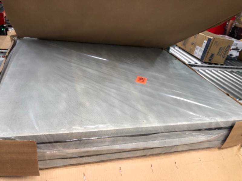 Photo 1 of 1.5-Inch Split Bunkie Board for Mattress/Bed Support - Fully Assembled, Improved Comfort and Support, California King(Fold), Gray