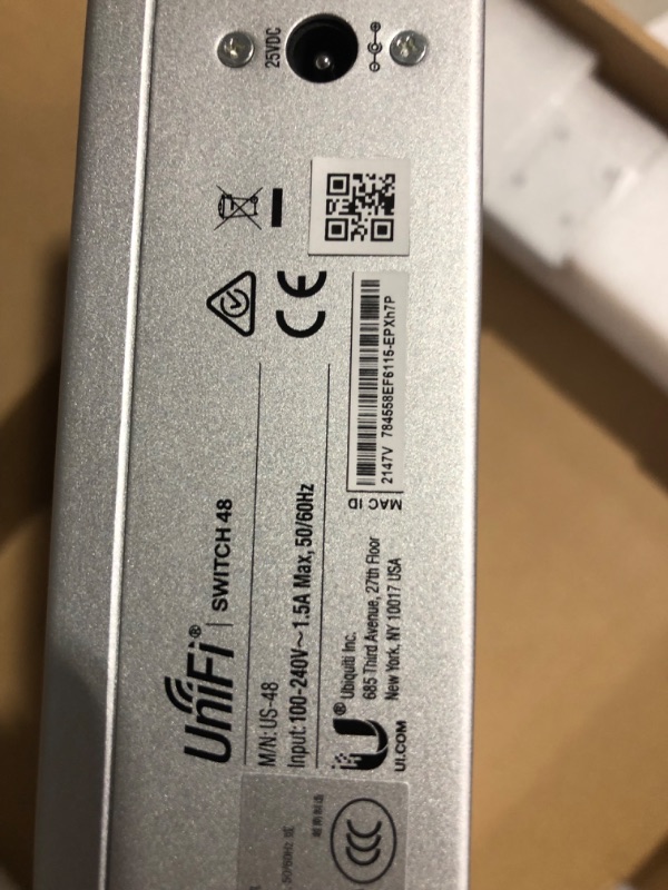 Photo 5 of Ubiquiti Unifi switch 48 Managed gigabit switch with SFP+ (US-48)