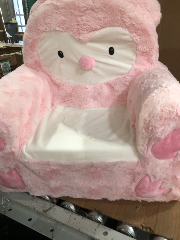 Photo 2 of Animal Adventure - Sweet Seats - Pink Owl Children's Plush Chair