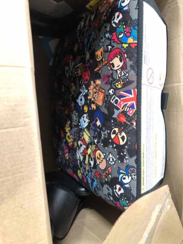 Photo 2 of Clek Olli Backless Booster Car Seat with Rigid Latch, Tokidoki Rebel