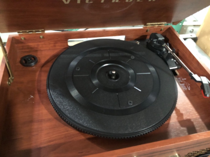 Photo 2 of Victrola Nostalgic 6-in-1 Bluetooth Record Player & Multimedia Center with Built-in Speakers